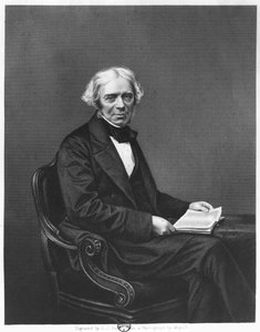 Ritratto di Michael Faraday (1791-1867) inciso da D.J. Pound da una fotografia